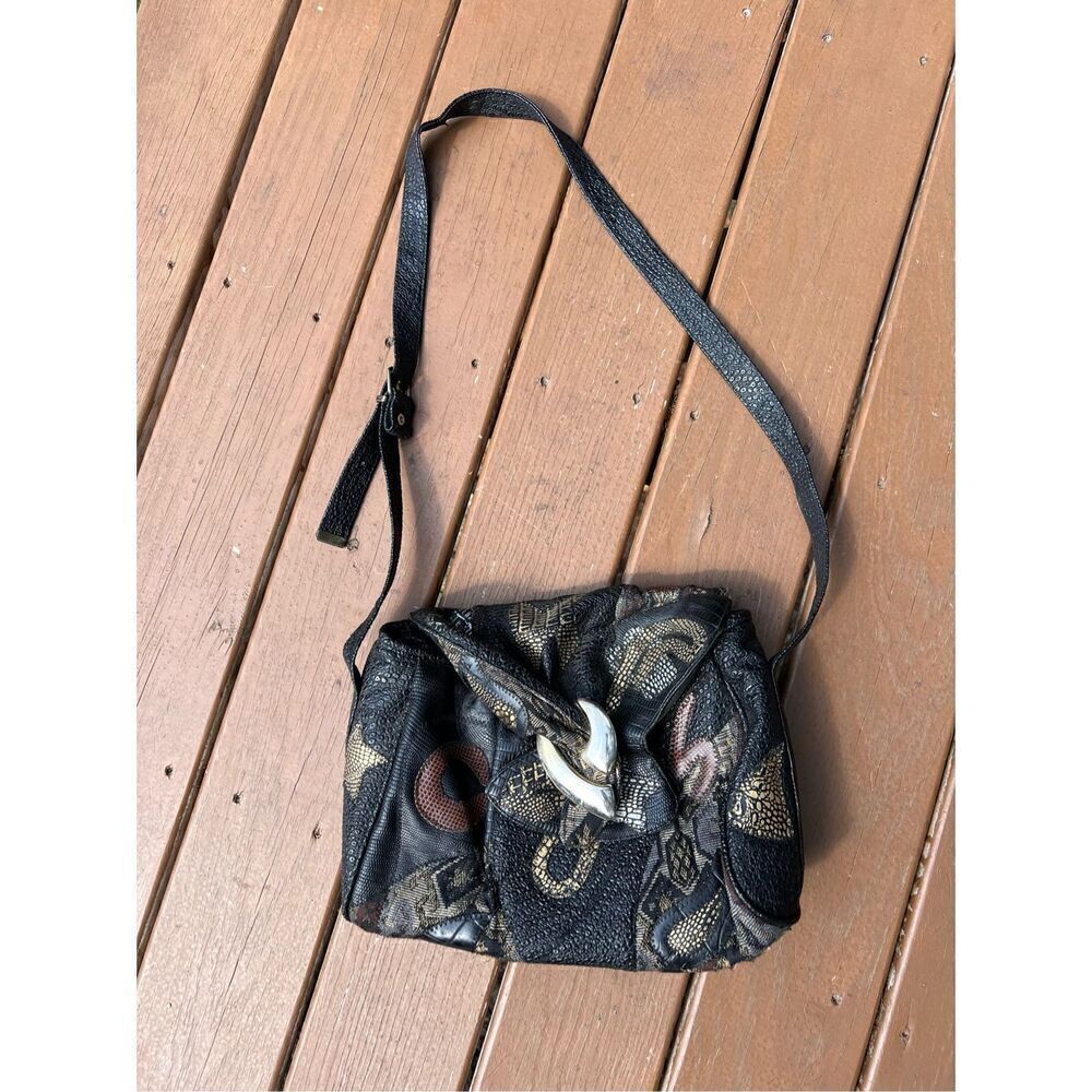 Y2K Faux Leather Crossbody Bag